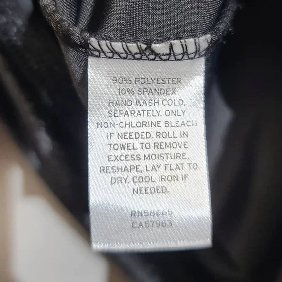 Open Edit Oversized Short Sleeve Stretch Velour Black T-Shirt - Picture 5 of 5